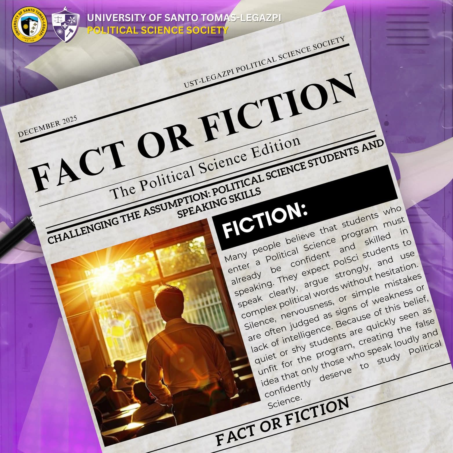 Fact or Fiction activity photo